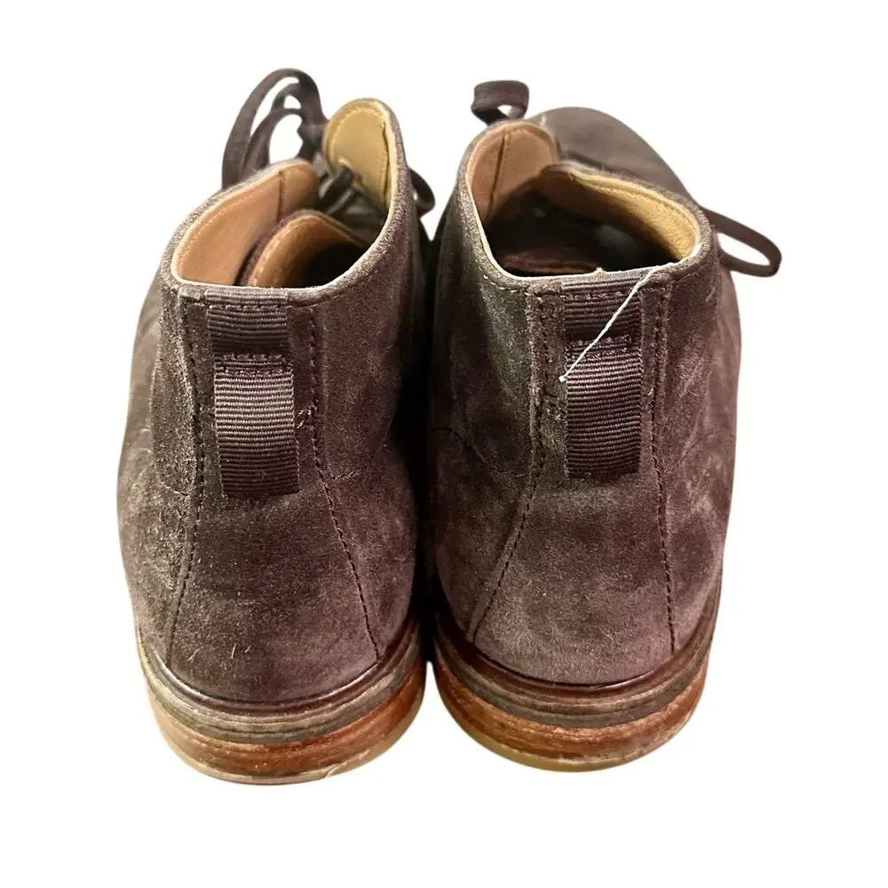 Clarks Originals Men's US 10 10M EU 43 Brown Suede Leather Lace Up Chukka Boots